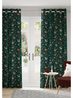 Decor Antique - Kashmiri Green Blackout Curtain