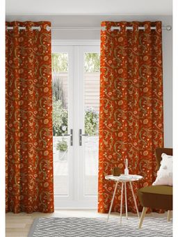 Decor Antique - Kashmiri Rust Blackout Curtain