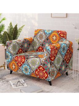 Story@Home - 1 Seater Sofa Cover - Multi-Color