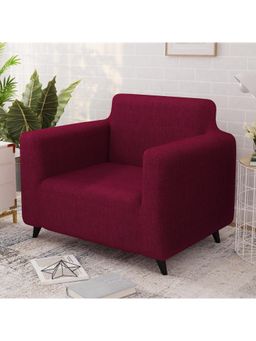 Story@Home - 1 Seater Sofa Cover - Wine