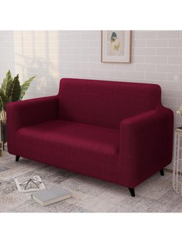Story@Home - 2 Seater Sofa Cover - Wine