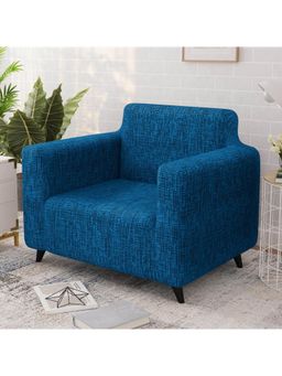 Story@Home - 1 Seater Sofa Cover - Blue