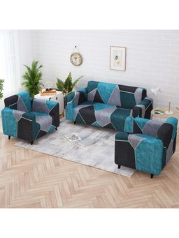 Story@Home - 3+1+1 Seater Sofa Cover Pack of 3 - Multi-Color