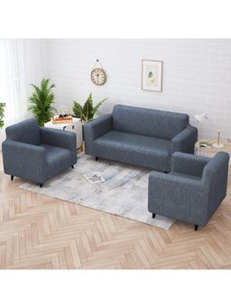 Story@Home - 3+1+1 Seater Sofa Cover Pack of 3 - Grey