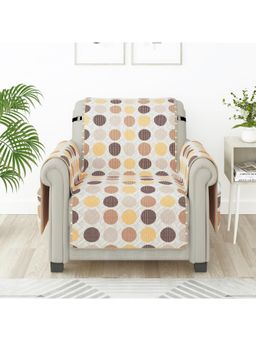 Story@Home - 1 Seater Reversible Sofa Throw Cover - Multi-Color