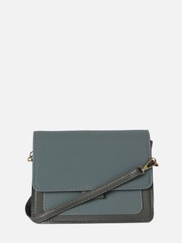 Haute Sauce - Women Grey Structured Sling Bag