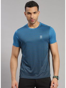 Rock.it - Mens Half Sleeves Sports T-shirt Blue