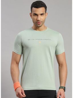 Rock.it - Mens Half Sleeves Sports T-shirt Green