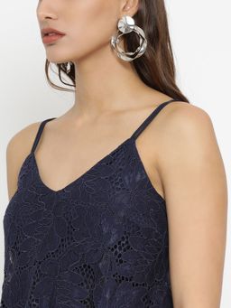 Kazo - Lace Overlay Top