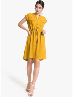 Kazo - Yellow Opera Mini Dress
