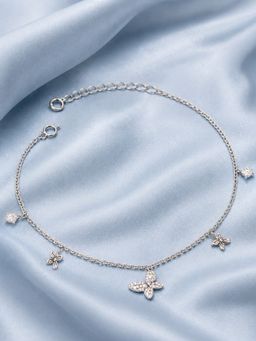 Axora Life - Women 925 Sterling Silver Stone Anklets