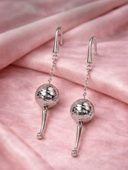 Axora Life - 925 Sterling Silver Sphere Dangle Earrings