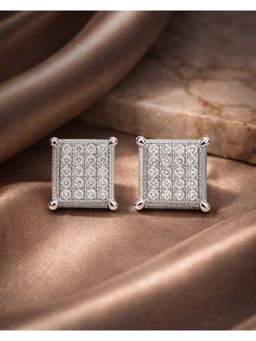 Axora Life - 925 Sterling Silver Ear Studs - Silver