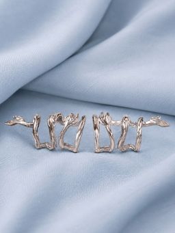 Axora Life - 925 Sterling Silver Ear Cuffs - Silver