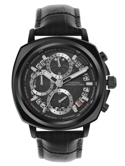 French Connection - Black Dial Mens Analog Watch FCF02BL (M)
