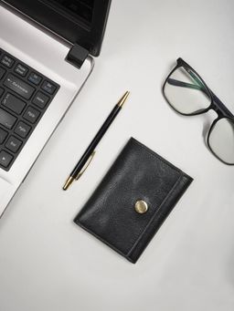 Hidesign - La Plata W3 Mens Tri-Fold Wallet - Black