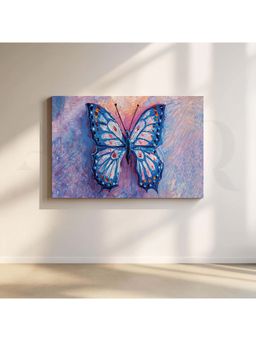 Anciq - Abstract Butterfly In Flight Canvas Wall Painting