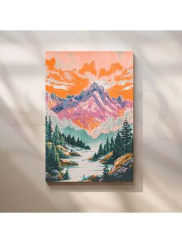 Anciq - Vivid Mountain Landscape Wall Poster