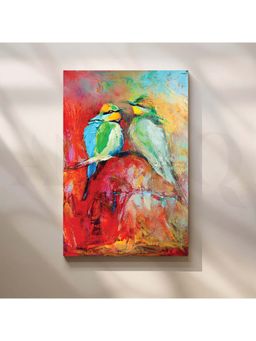 Anciq - Sunbirds In Sapphire Canvas Wall Painting