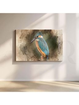 Anciq - Azure Majesty Canvas Wall Painting for Living Room