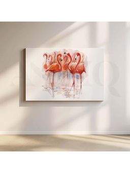Anciq - Flamingo Fantasy Canvas Wall Painting