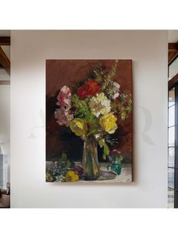 Anciq - Impressionist Garden Bunch Canvas Artwork Painting