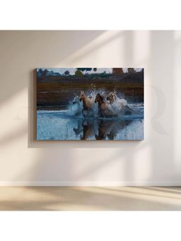 Anciq - Aquatic Symphony Canvas Wall Painting for Kitchen/Dining Area