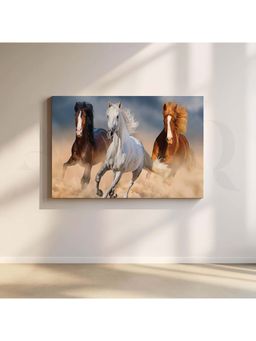 Anciq - Graceful Gallop Horse Canvas Wall Art Print Canvas
