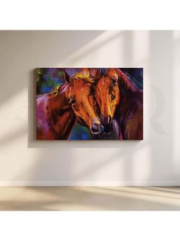 Anciq - Equine Affection Canvas Wall Painting