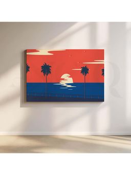 Anciq - Radiant Horizons Canvas Wall Painting for Living Room