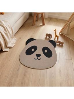 Athom Living - Premium Animal Panda - Shaped Cutouts Kids Carpet, Durable, Soft Texture , Grey