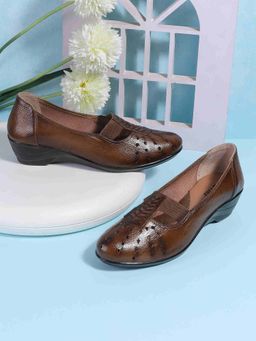 Metro - Women Brown Casual Pump Heels