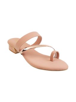 Mochi - Women Rose Gold Casual Heels