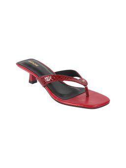 Mochi - Women Red Formal Kitten Heels