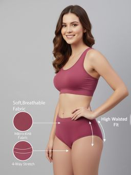 C9 Airwear - Blue Solid Polyamide Regular Hipsters (Pack of 3)