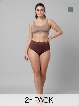 C9 Airwear - Multi-Color Solid Polyamide Regular Hipsters (Pack of 3)