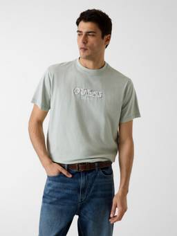 Guess - Regular Fit Crew Neck Embroidery T-Shirt
