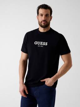 Guess - Regular Fit Crew Neck Embroidery T-Shirt