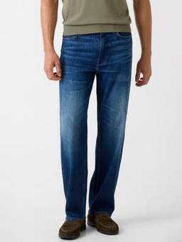 Guess - Relaxed Fit Mid Rise Stretch Denim Jeans