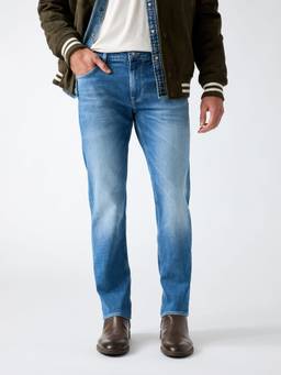 Guess - Men Mid Blue Jeans