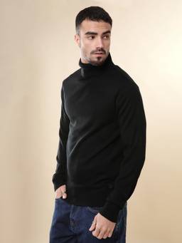 WROGN - Prime Black Turtle Neck Sweater