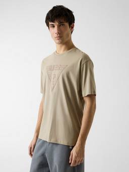 Guess - Relaxed Fit Crew Neck Printed T-Shirt