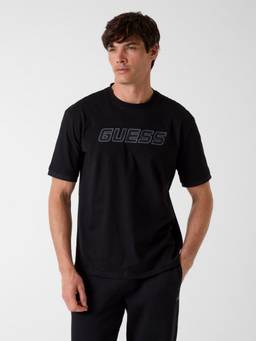 Guess - Relaxed Fit Crew Neck Printed T-Shirt