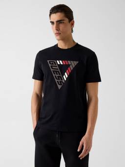 Guess - Regular Fit Crew Neck Printed T-Shirt