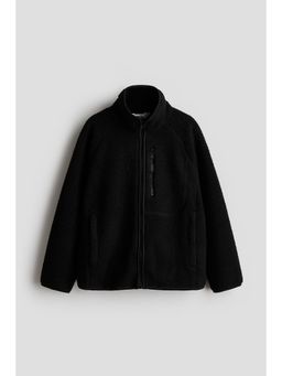 H&M - Boys Black Teddy Jacket