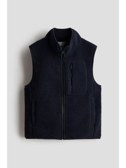 H&M - Boys Blue Teddy Gilet