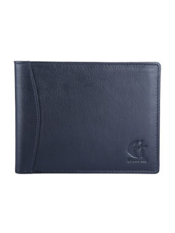 HiLEDER - Rfid Protected Pure Leather Bifold Men's Wallet With 12 Card Slots Black