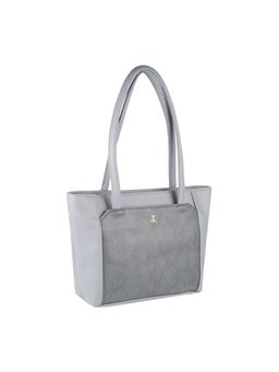 Mochi - Solid-Plain Grey Handbag