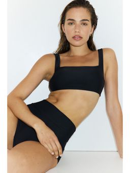 H&M - Women Black Sports bikini top