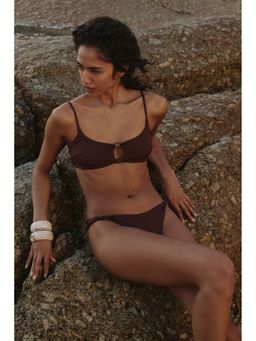 H&M - Women Brown Cheeky bikini bottoms